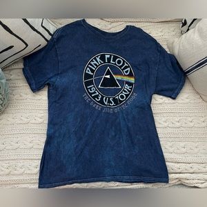 Acid wash Pink Floyd top large